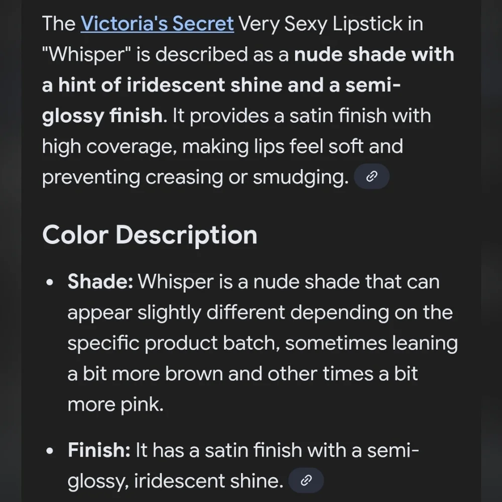 🆕️Victoria's Secret Very Sexy Lipstick In WHISPER